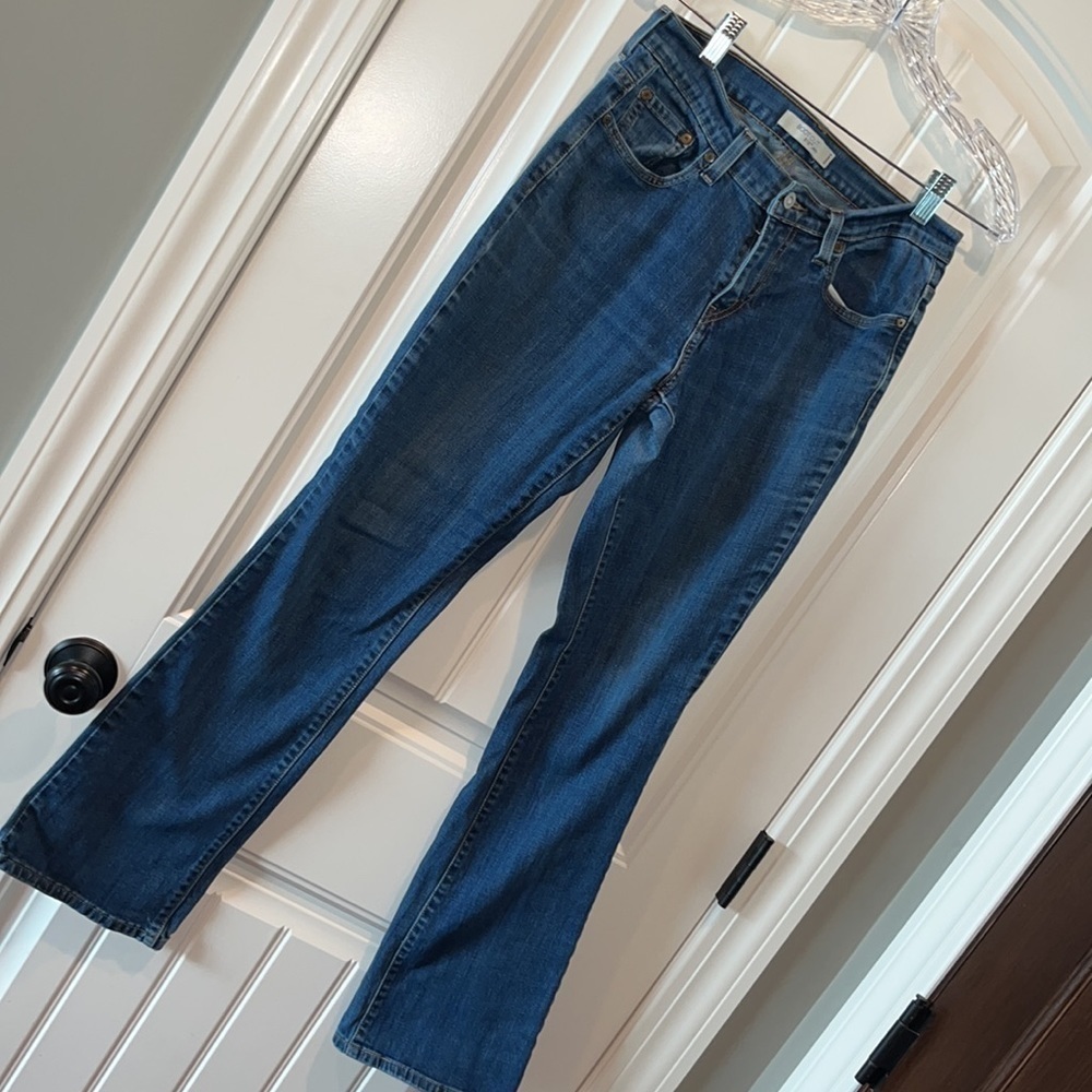 Levi’s 515 bootcut with rare R tag medium wash size 6 Long - Picture 13 of 13